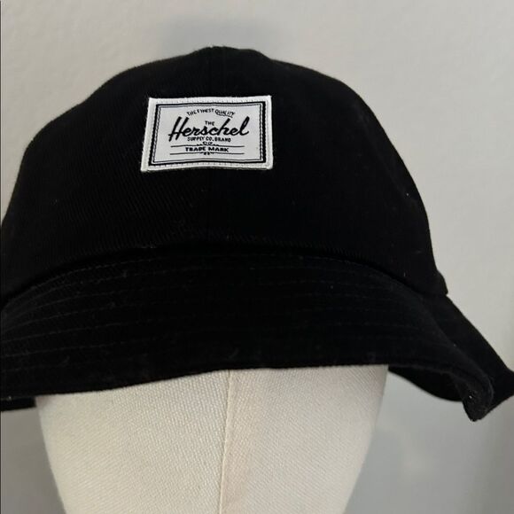 Herschel Supply Co, Henderson Bucket Hat, Black Denim, Size Small/Medium - Picture 3 of 7